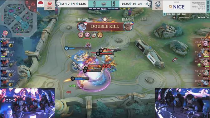 Hasil Playoff MPL ID S16 31 Oktober: Evos Menang 3-0, Bigetron Tersingkir