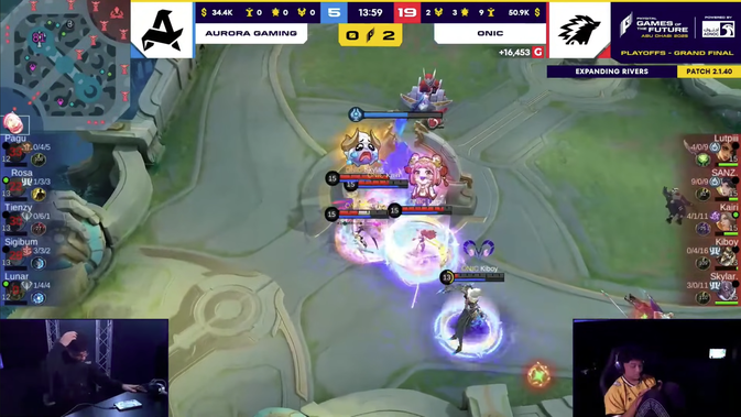 Juara MLBB Game of the Future 2025, Aurora Gaming Kena Sapu Bersih 3-0 di Final